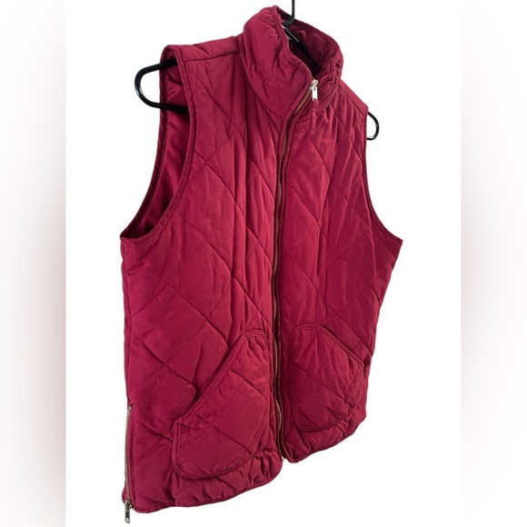 Miami pink quilted zip up vest - Picture 2 of 5